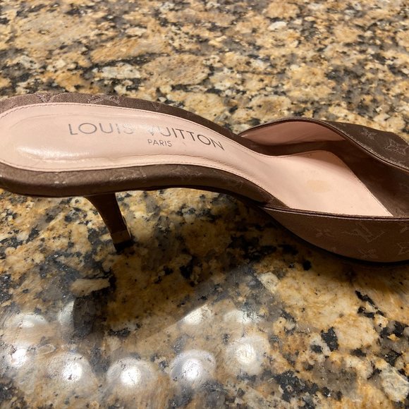 Louie Vuitton Heeled Sandals Size 38.5 - Picture 5 of 11